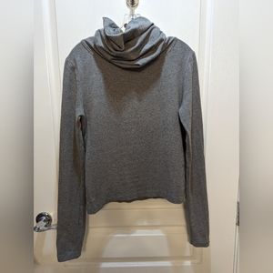 Norma Kamali Cropped Exaggerated Turtleneck